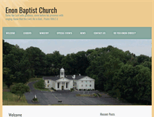 Tablet Screenshot of enonbaptist.com