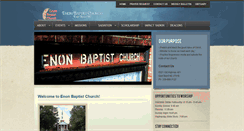 Desktop Screenshot of enonbaptist.org