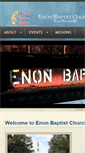 Mobile Screenshot of enonbaptist.org