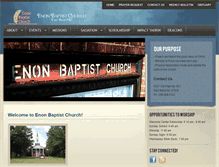 Tablet Screenshot of enonbaptist.org